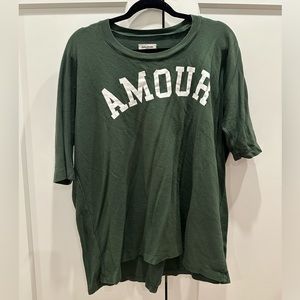 Zadig & Voltaire AMOUR T-shirt. Size Large